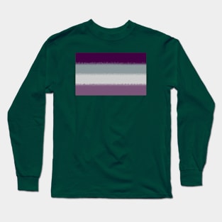 Asexual Flag Long Sleeve T-Shirt